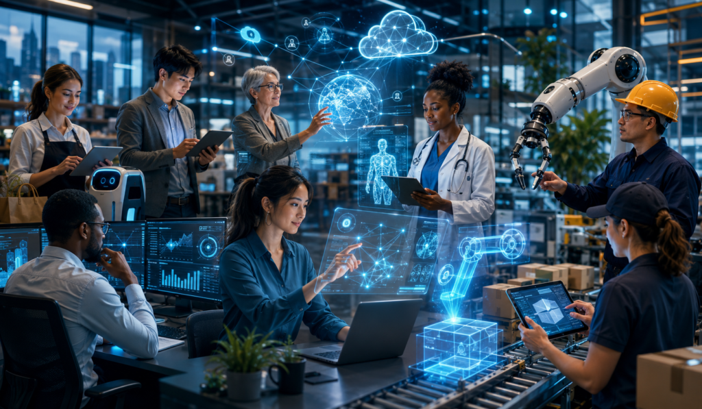 Como a tecnologia no mercado de trabalho está mudando as profissões