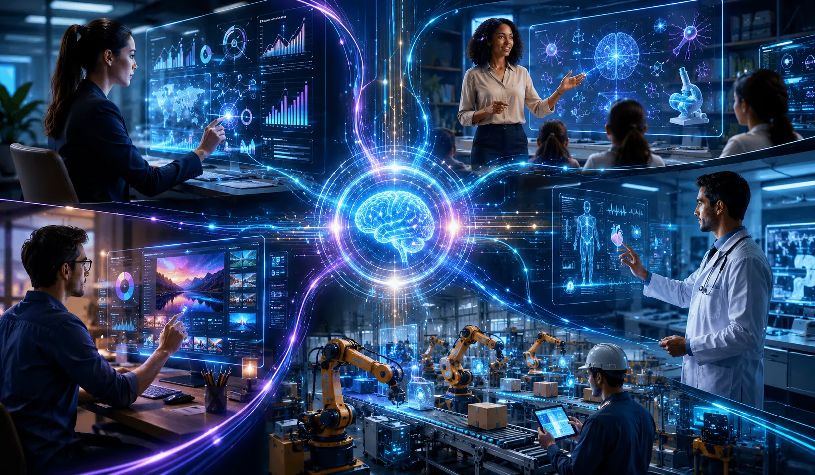 Inteligência artificial no trabalho: o que muda para profissionais de diferentes áreas