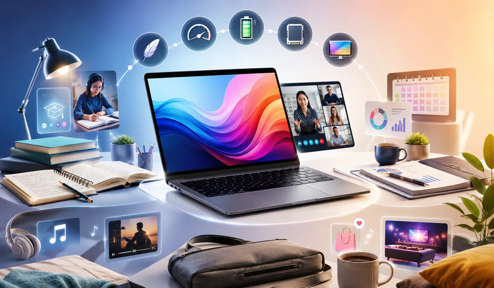 Notebook para estudo, Notebook para trabalho, Dicas de tecnologia,